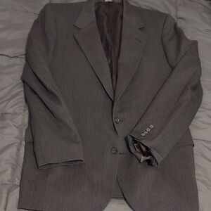 Lanvin Paris Mens Black Blazer Sports Coat Jacket Size L 42l